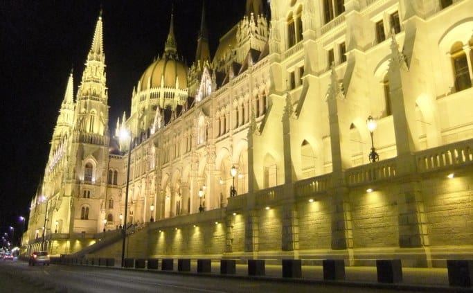 Het parlementsgebouw in Boedapest